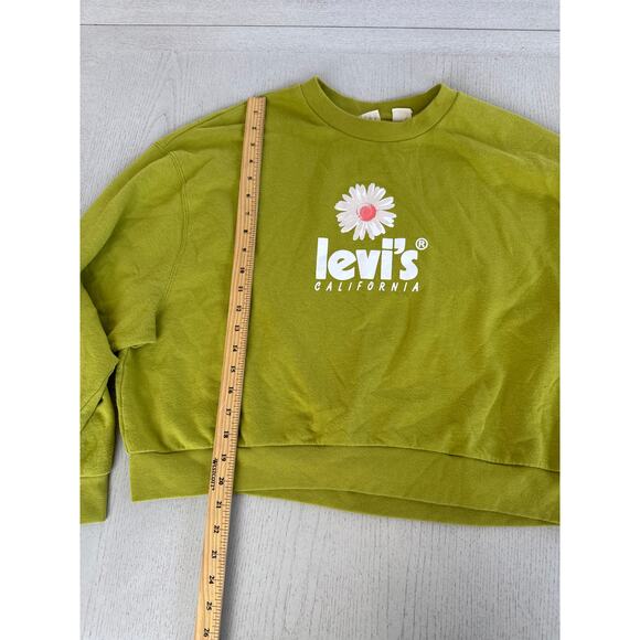 Levis Graphic Vintage Crew Sweatshirt RomcomCore Indie Sleaze - Picture 3 of 5